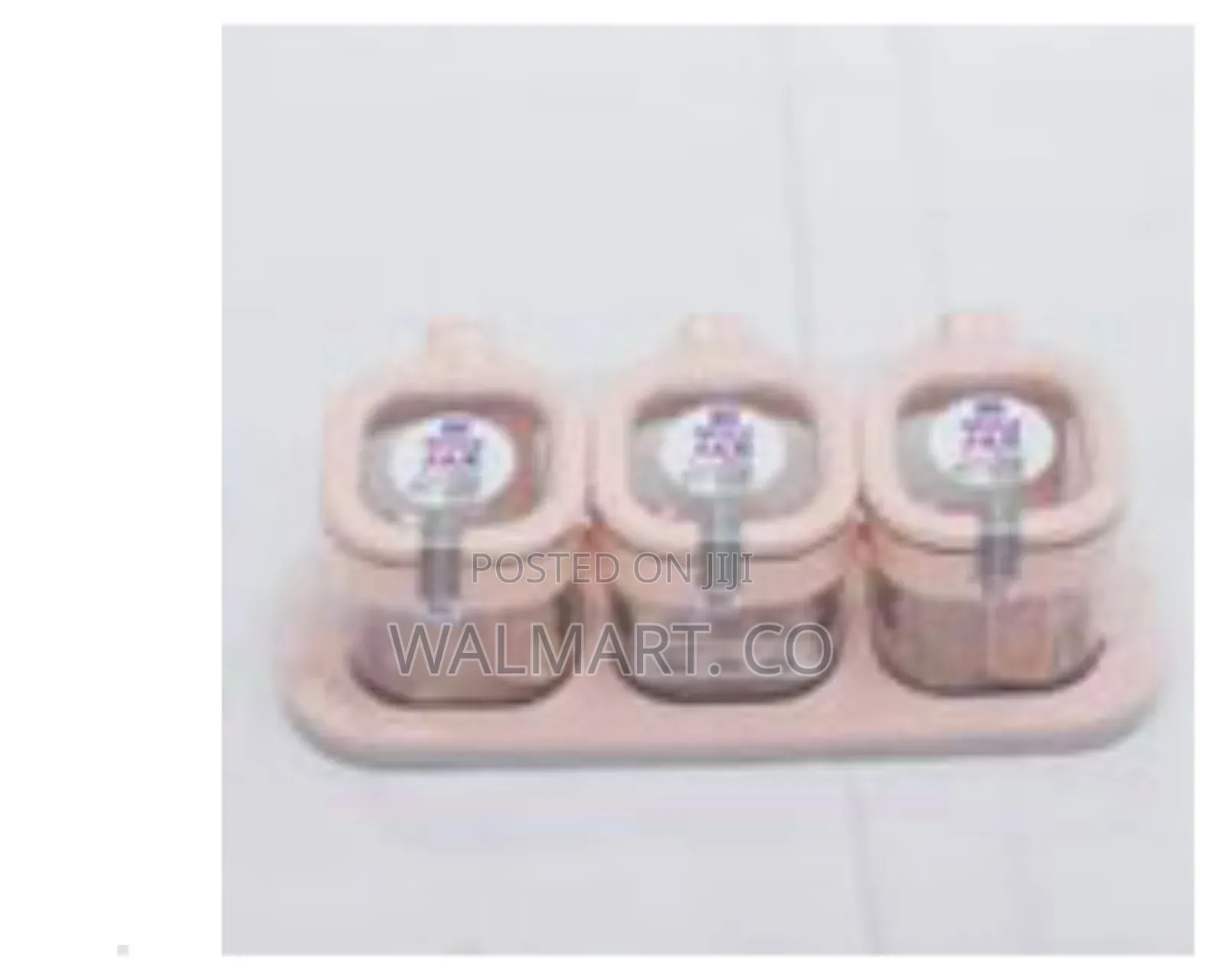 Multipurpose 3 in 1 Transparent Plastic Seasoning Box