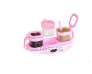 Multipurpose 3 in 1 Transparent Plastic Seasoning Box