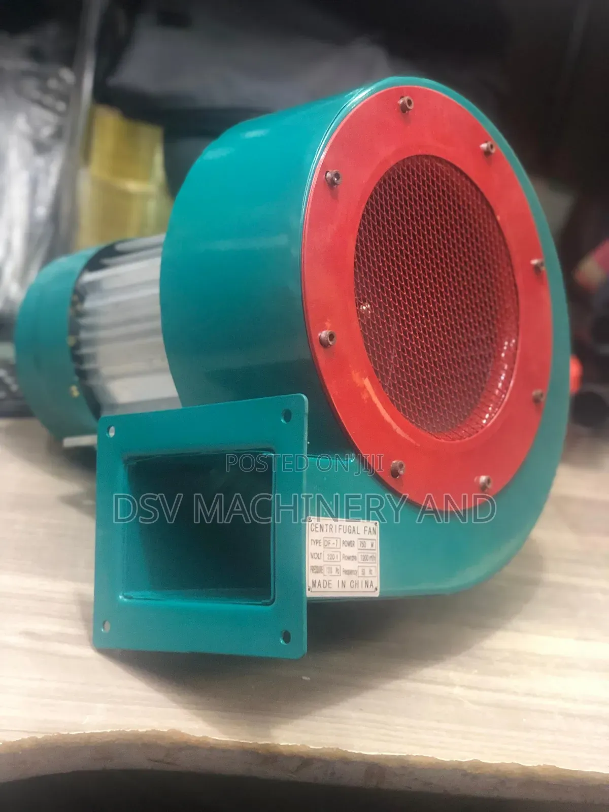Centrifugal Force Fan 750w Green