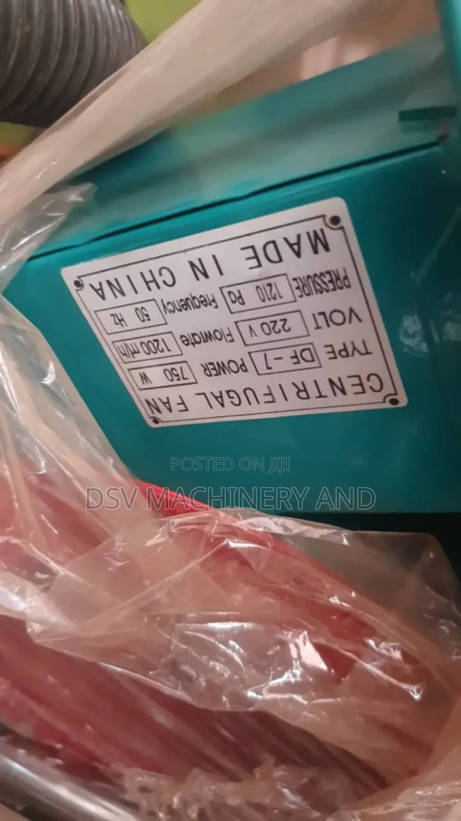 Centrifugal Force Fan 750w Green