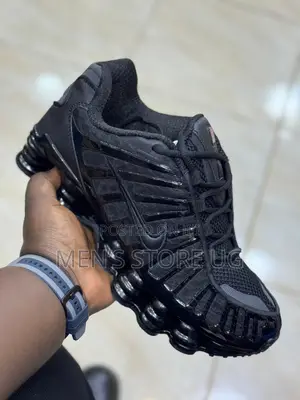 Nike Shox Tl Sneakers In Triple Black Color Way