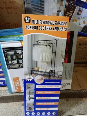 Multi Functional Storage Rack For Clothes And Hats.