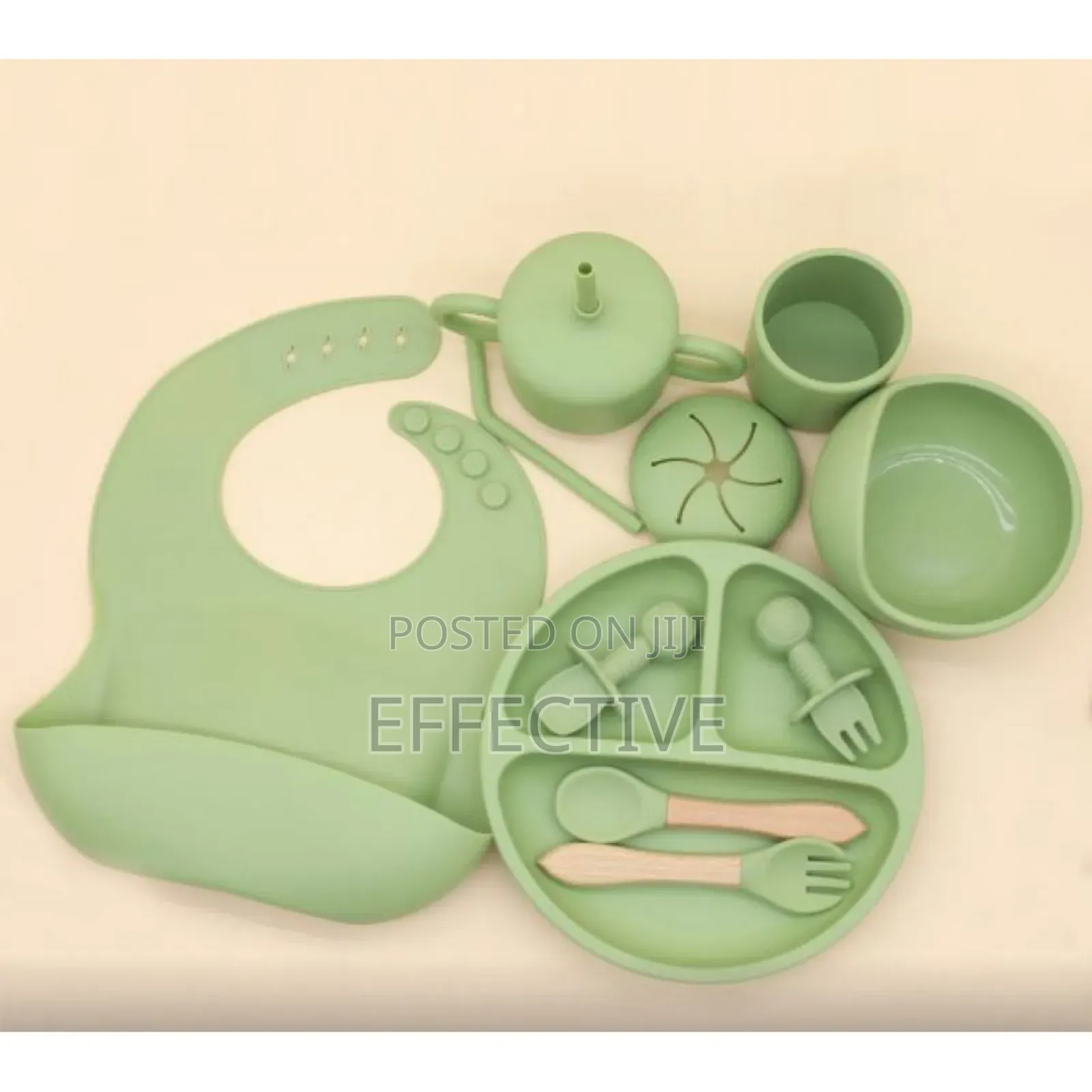 Set of 10 Silicone Baby Feeding Utensils