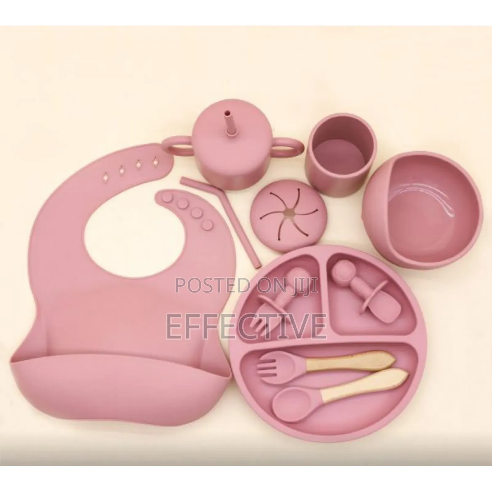 Set of 10 Silicone Baby Feeding Utensils