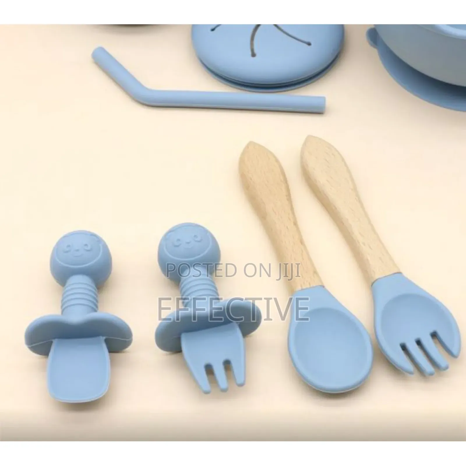 Set of 10 Silicone Baby Feeding Utensils