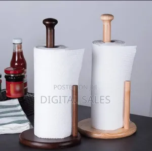 Stylish Freestanding Wooden Toilet Paper Roll