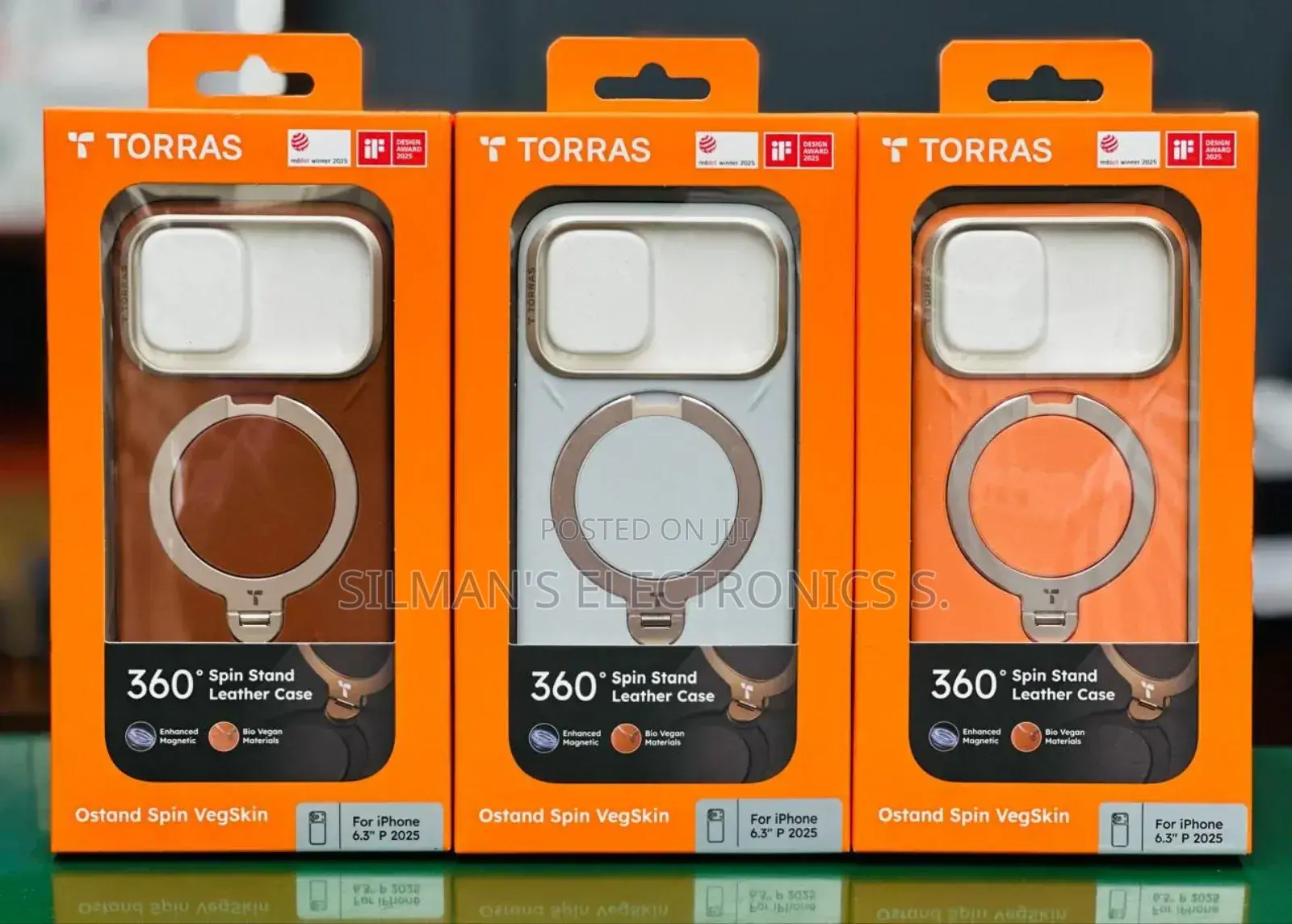 Torras Ostand Spin Cases for iPhone 17 Pro and Max