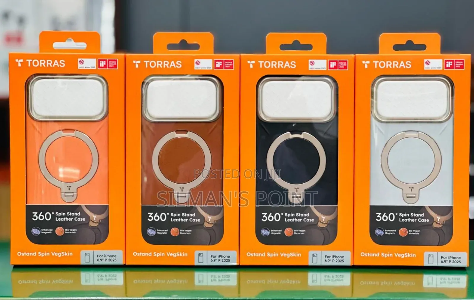 Torras Ostand Spin Cases for iPhone 17 Pro and Max