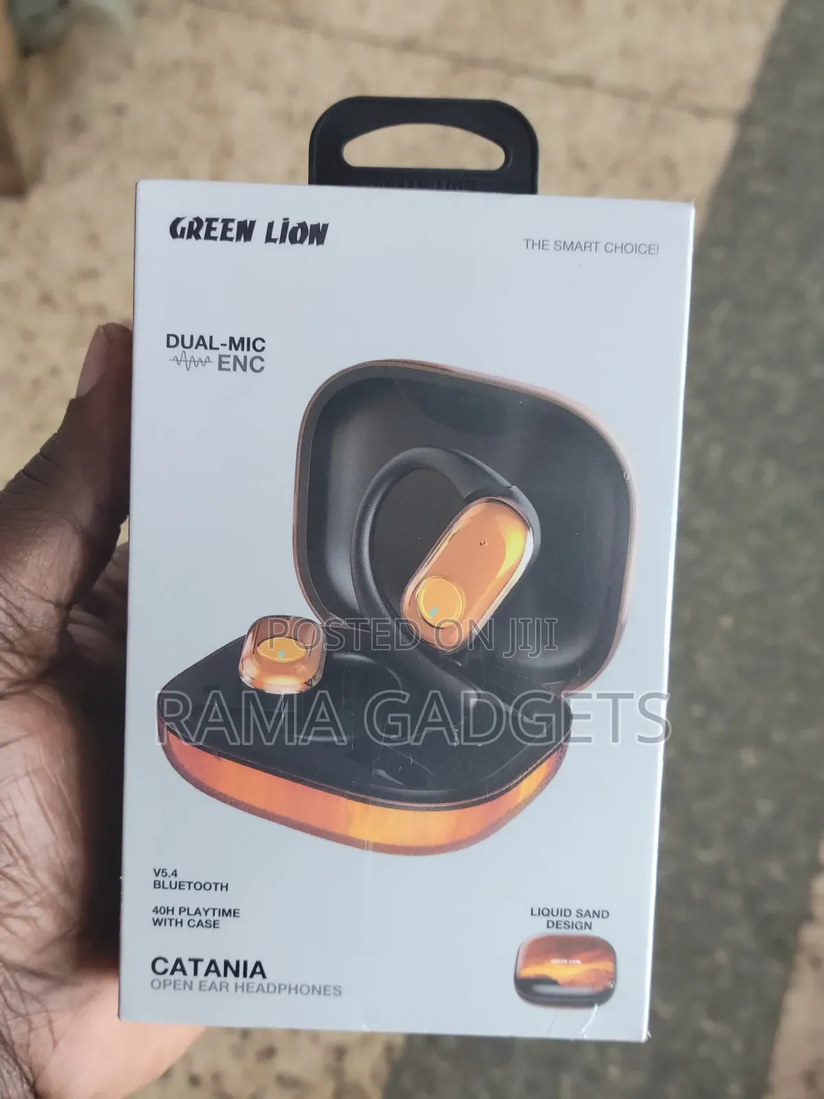Green Lion Catania Open Ear Headphones - Orange