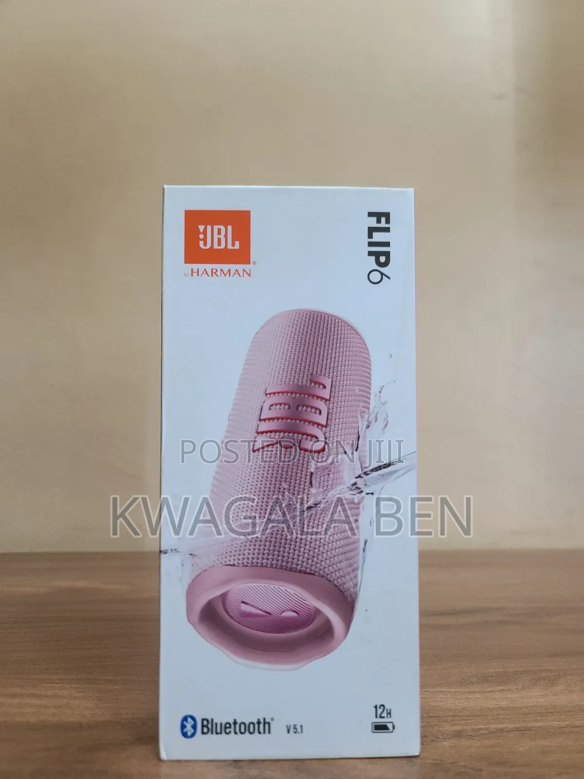 JBL Flip6 Pink Portable Bluetooth Speaker