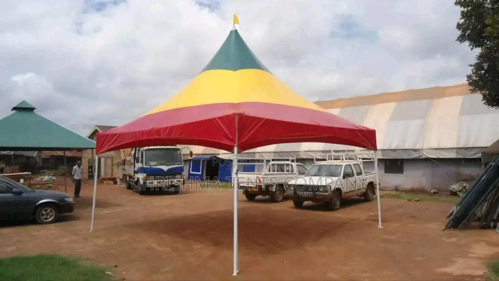 Well Designed 50-Seater Tent in Heavy-Duty Materials