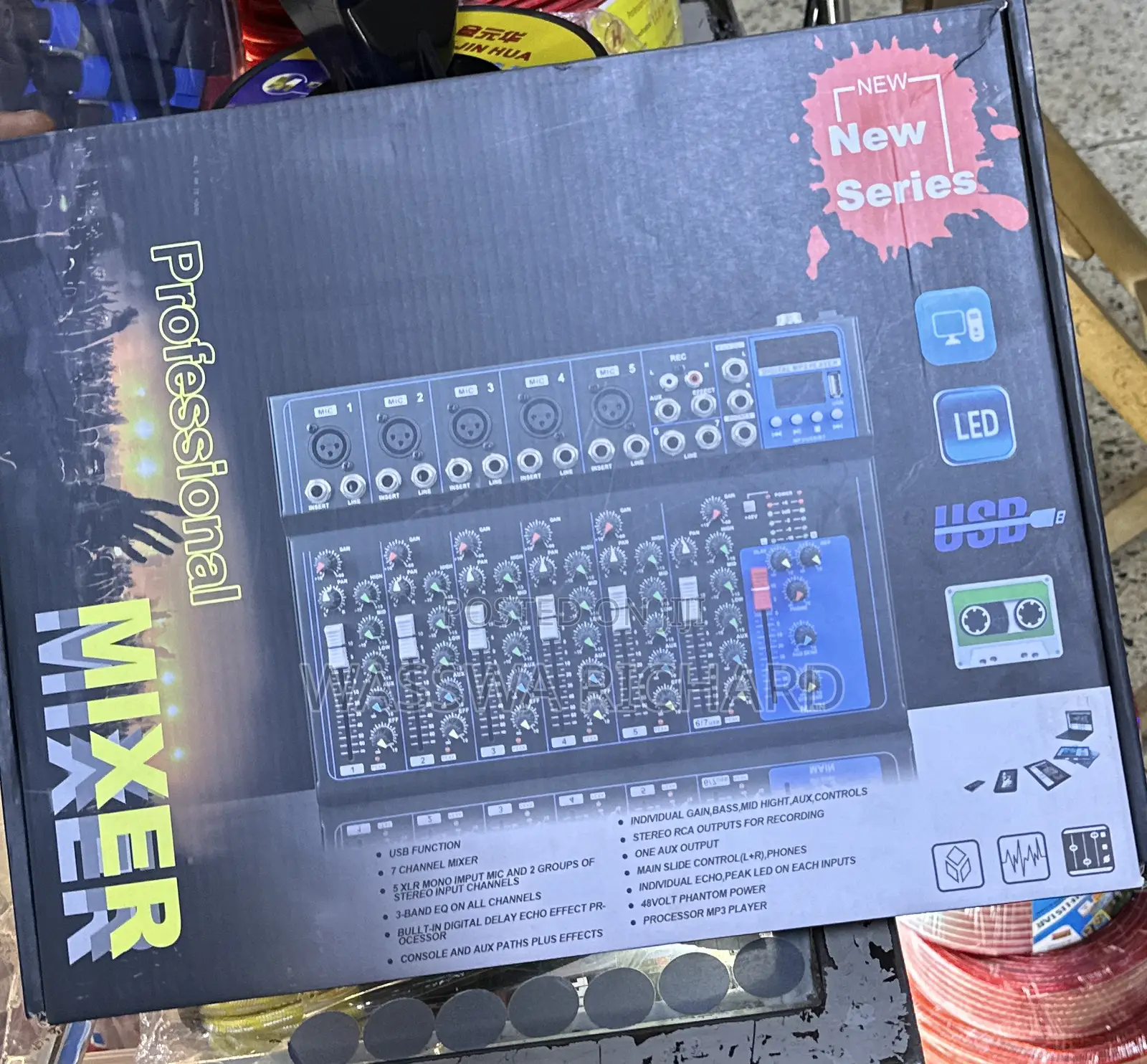 7 Channel Live Mixer