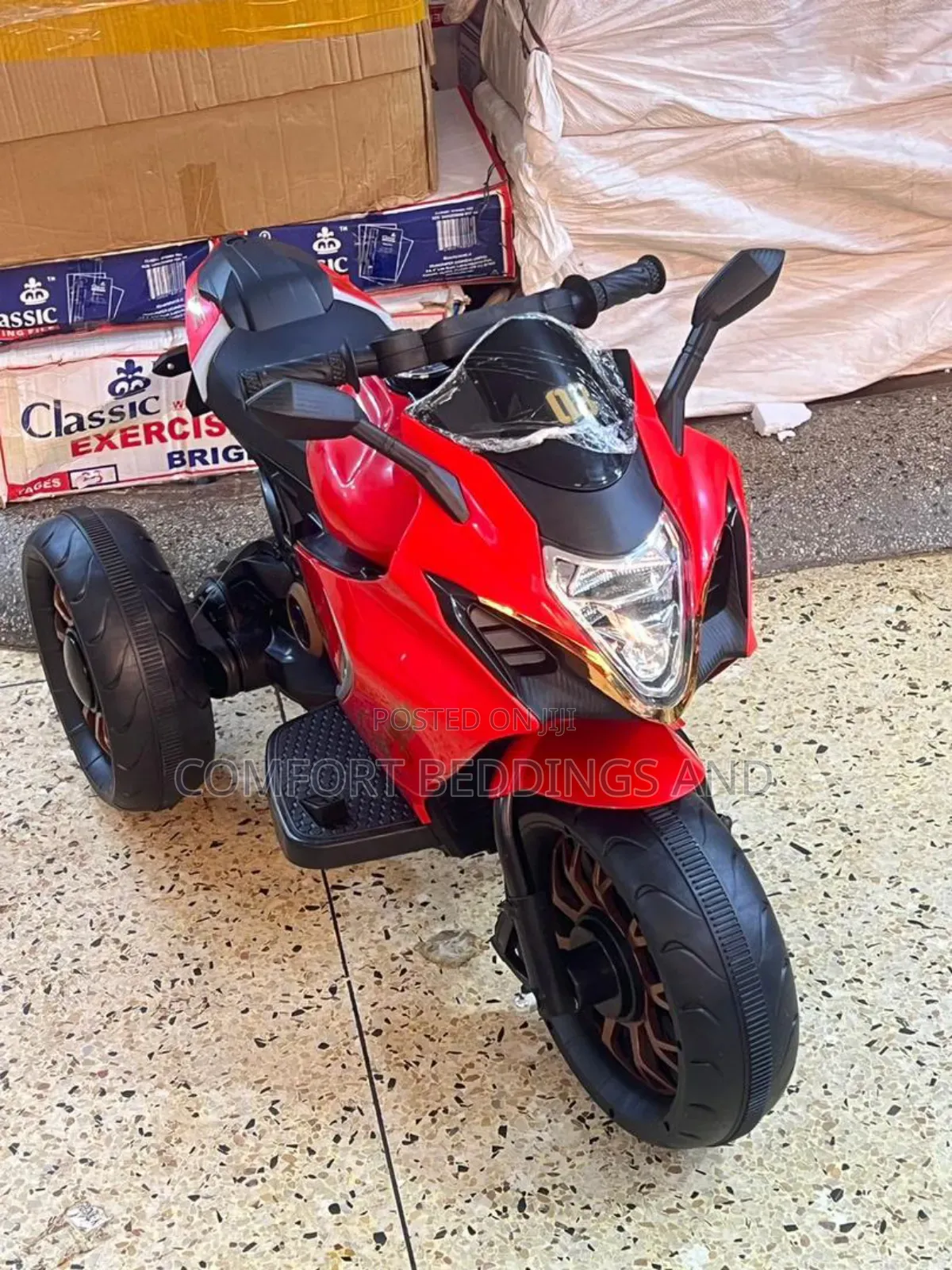 Race Toy Motorcycle Red