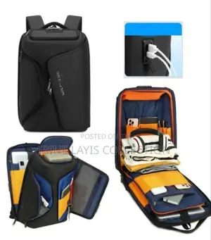 Wiersaam Men's Anti-Theft Business Travel Backpack.