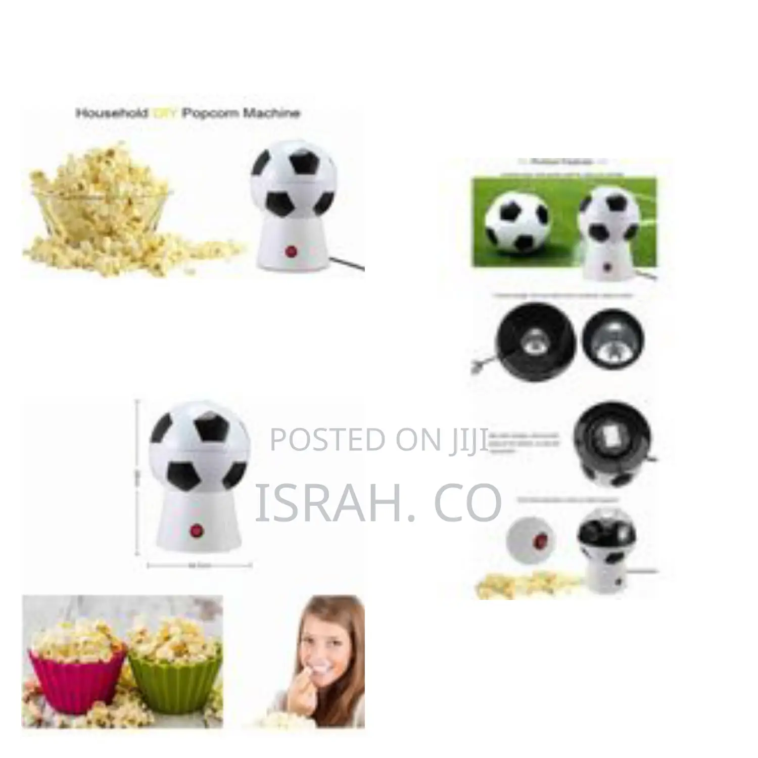 Football Shaped Popcorn Maker Machine.