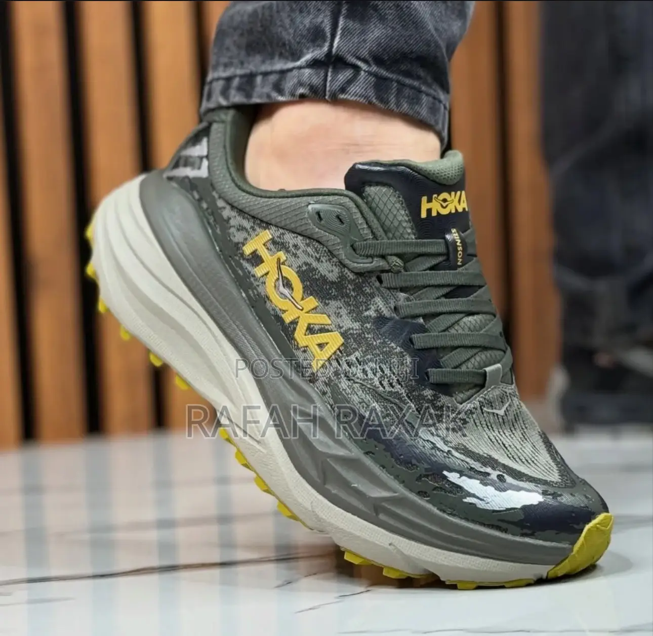 Original Men’S Hoka Stinson 7 Low Gore-tex Running Trainer Sneakers