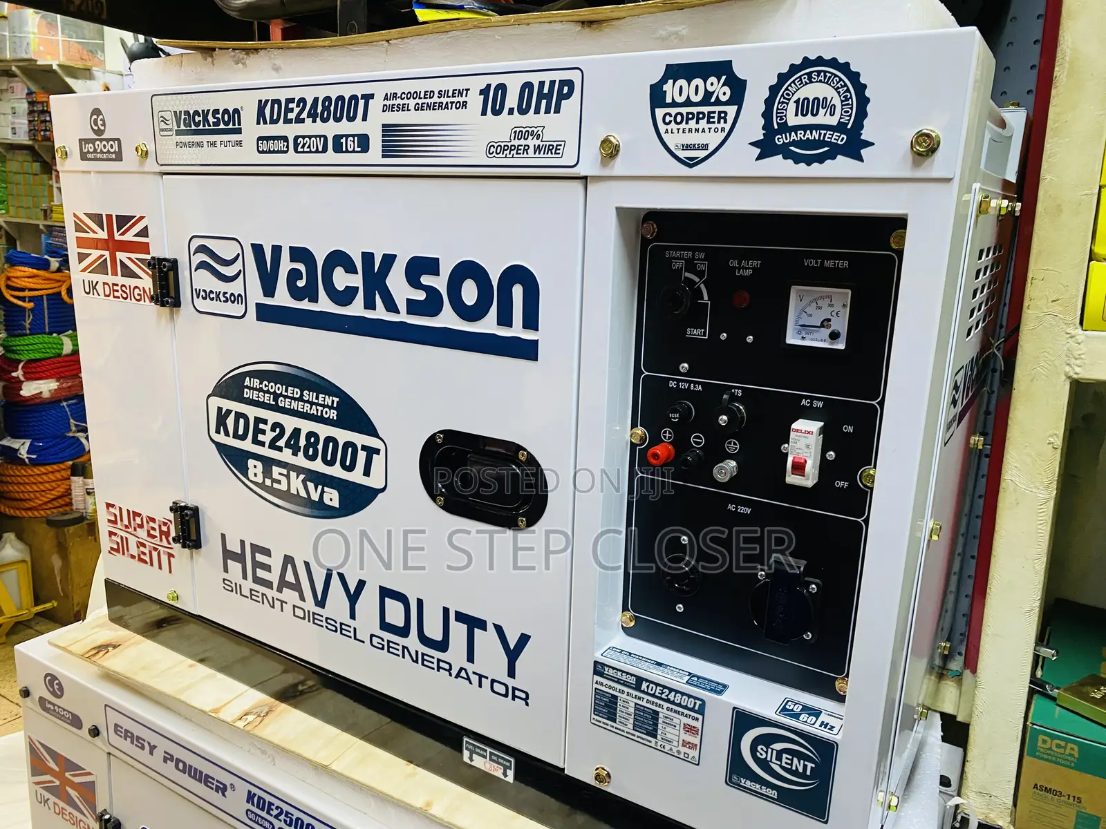 8.5kva Super Silent Generator Vackson Brand Uk Make 
