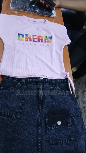 Jean Skirt and Top