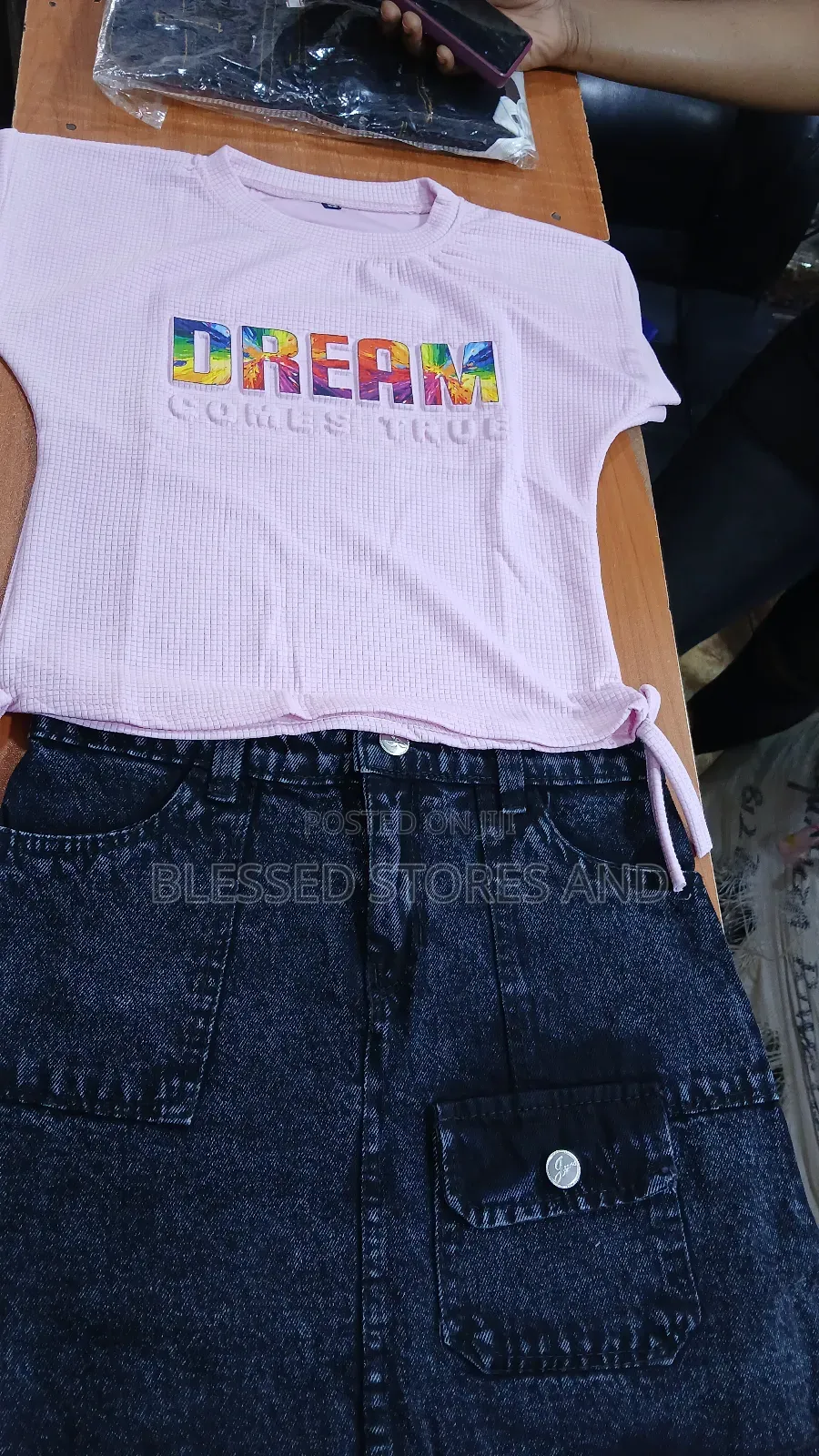 Jean Skirt and Top