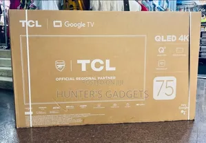 75 Inch TCL Qled Pro Smart Tv With Ai With Quantum Dot Colors Brandnew