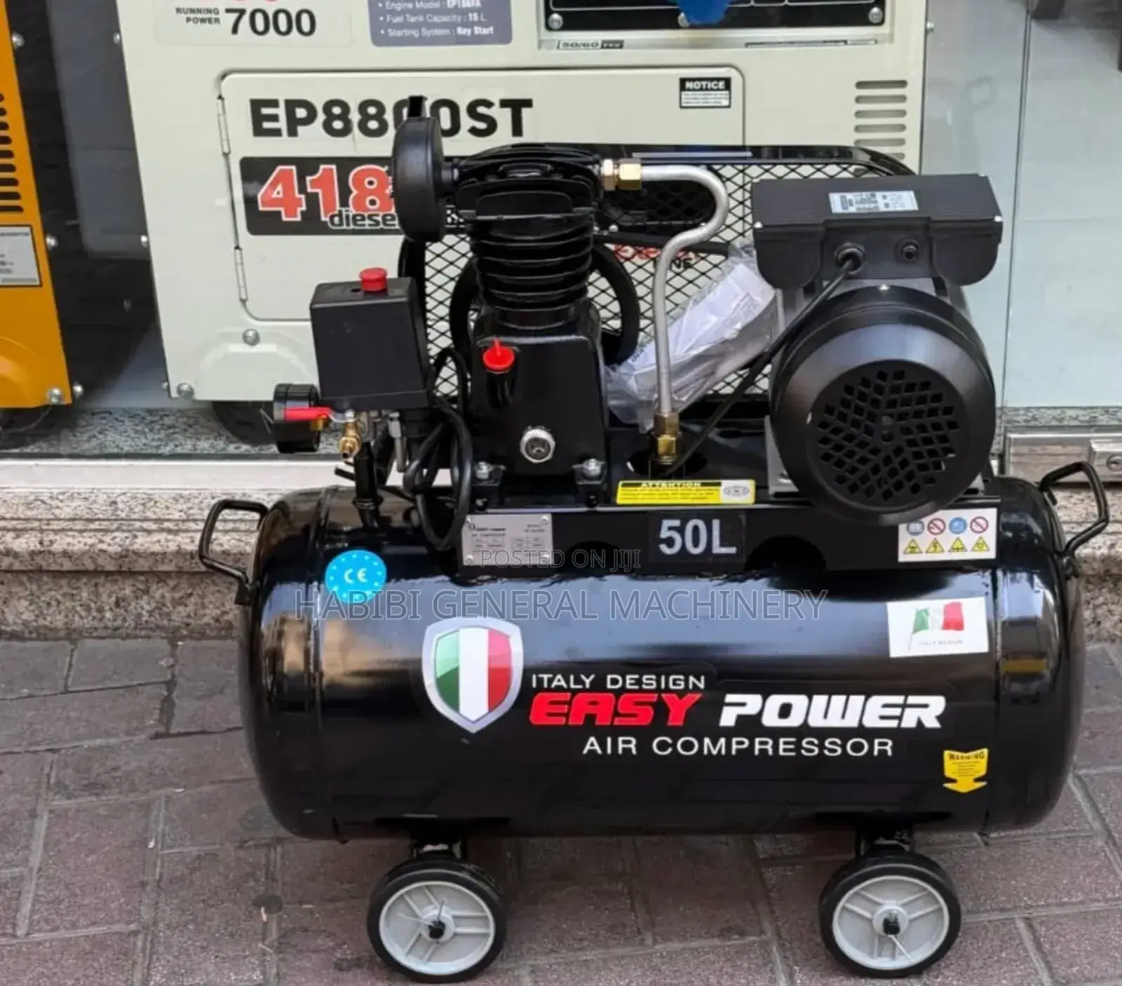 Black 50l Compressor Belt