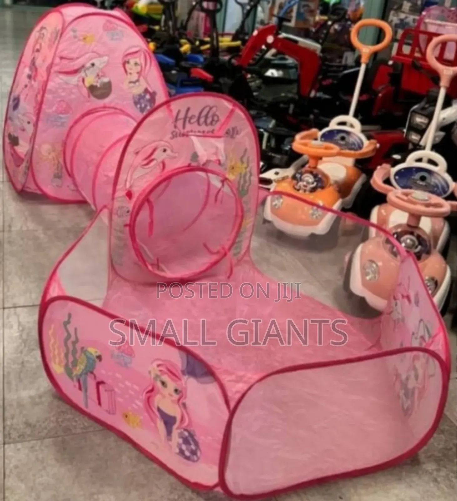 Kids 3-in-1 Play Tent Set With A Castle, Crawl Tunnel A Ball Pit