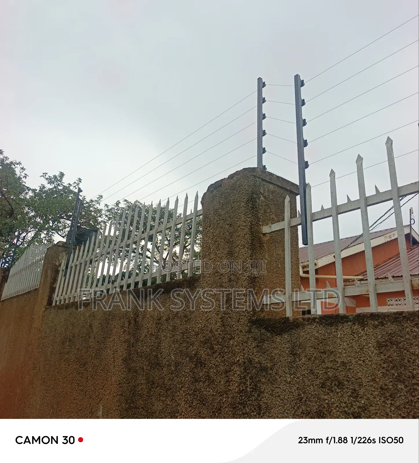 Electric Fence With Intrusion System,