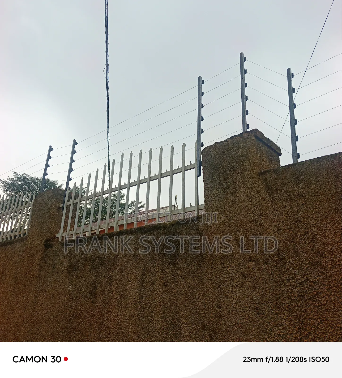 Electric Fence With Intrusion System,