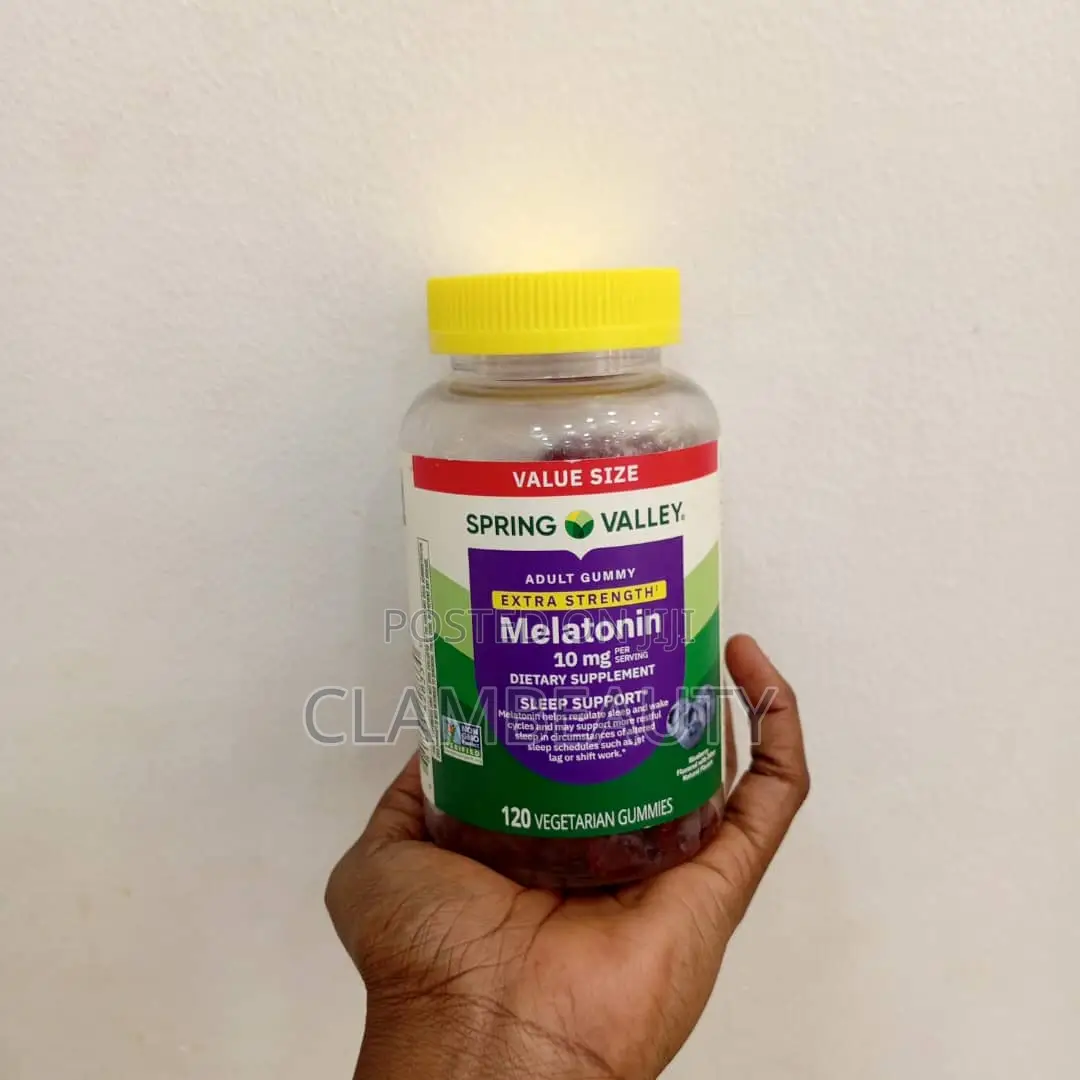 Spring Valley Extra Strength Melatonin Adult Gummy Dietary Supplement.