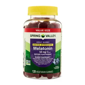 Spring Valley Extra Strength Melatonin Adult Gummy Dietary Supplement.