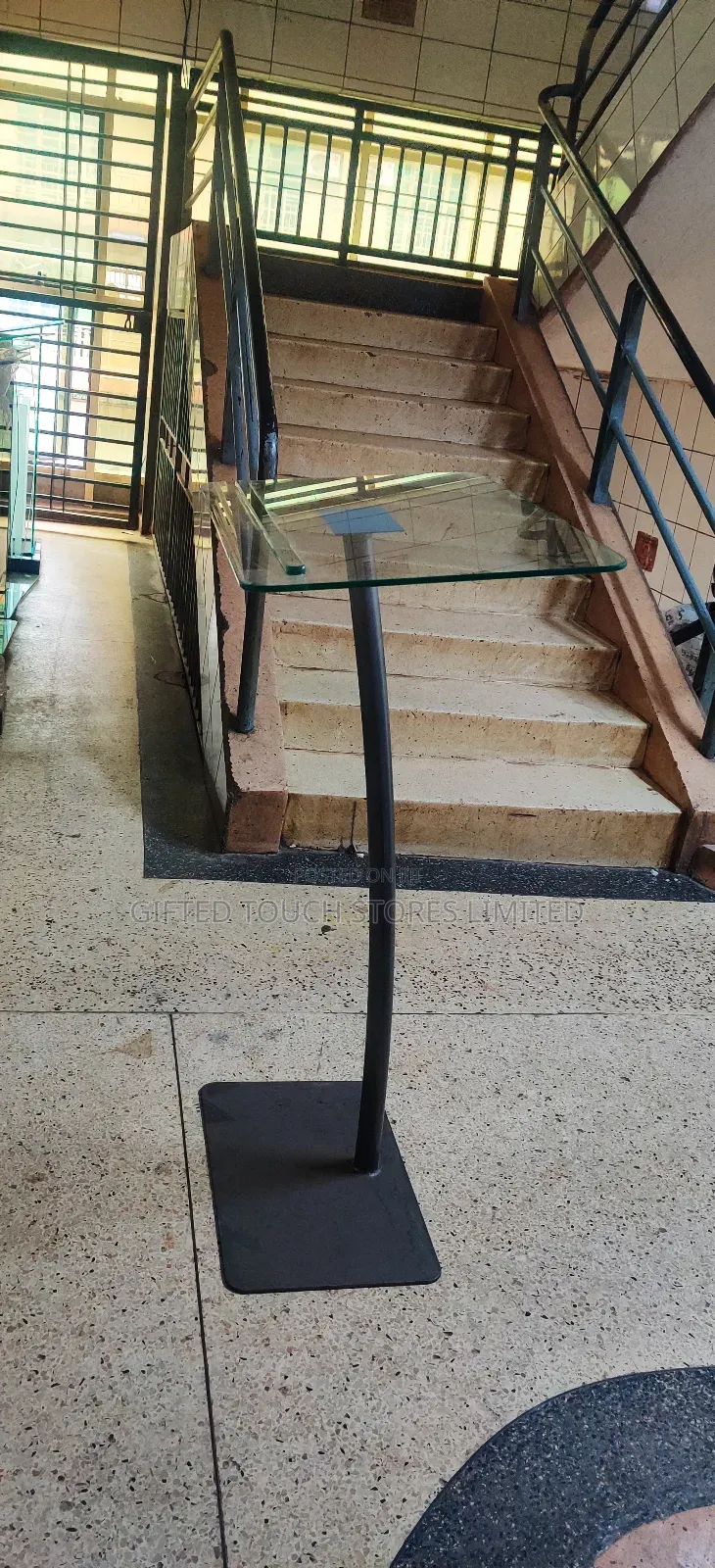 Single Stand Clear Podium