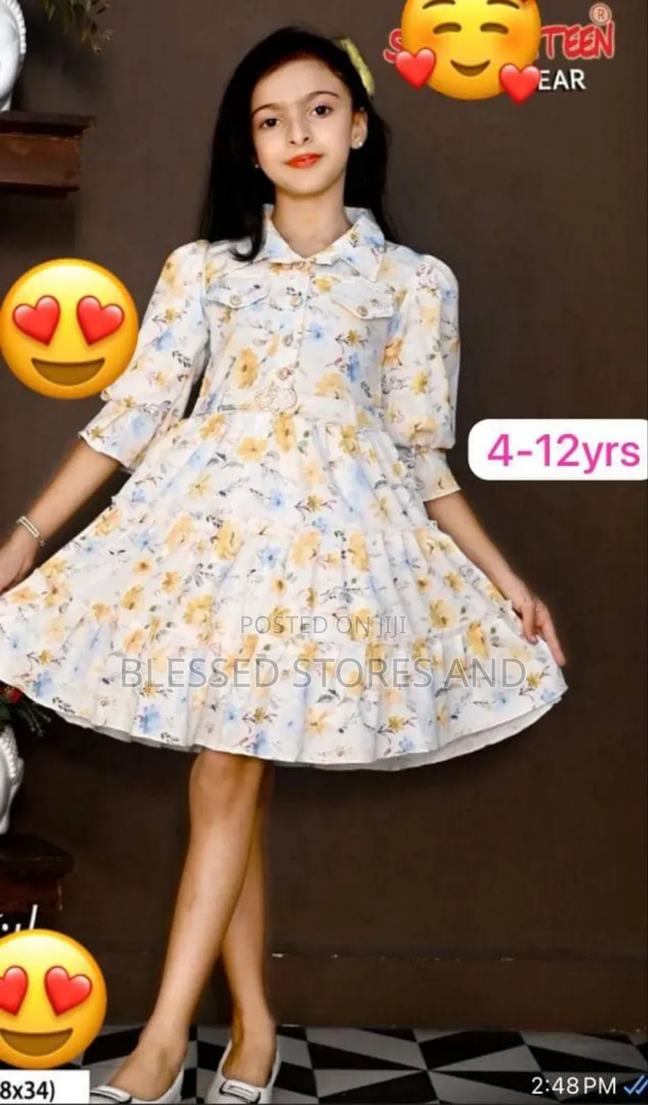 Girls Casual Dresses(6_12)Yrs