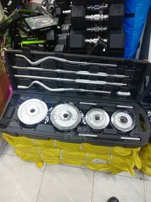 Adjustable Barbell and Dumbbell Set