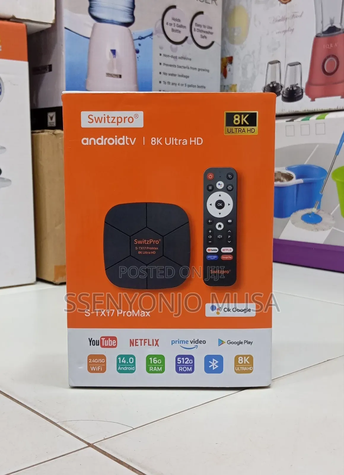 Switzpro S-Tx17 Promax Ultra Hd Android Tv With 16gb Ram, 512gb Ro