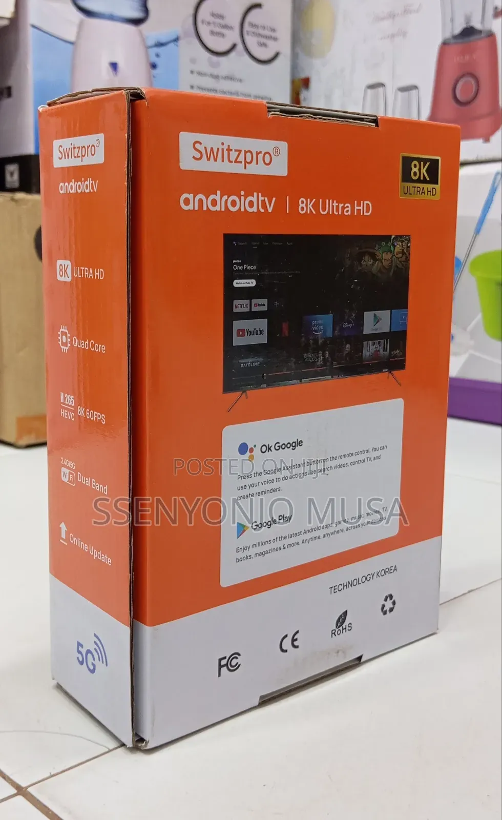 Switzpro S-Tx17 Promax Ultra Hd Android Tv With 16gb Ram, 512gb Ro