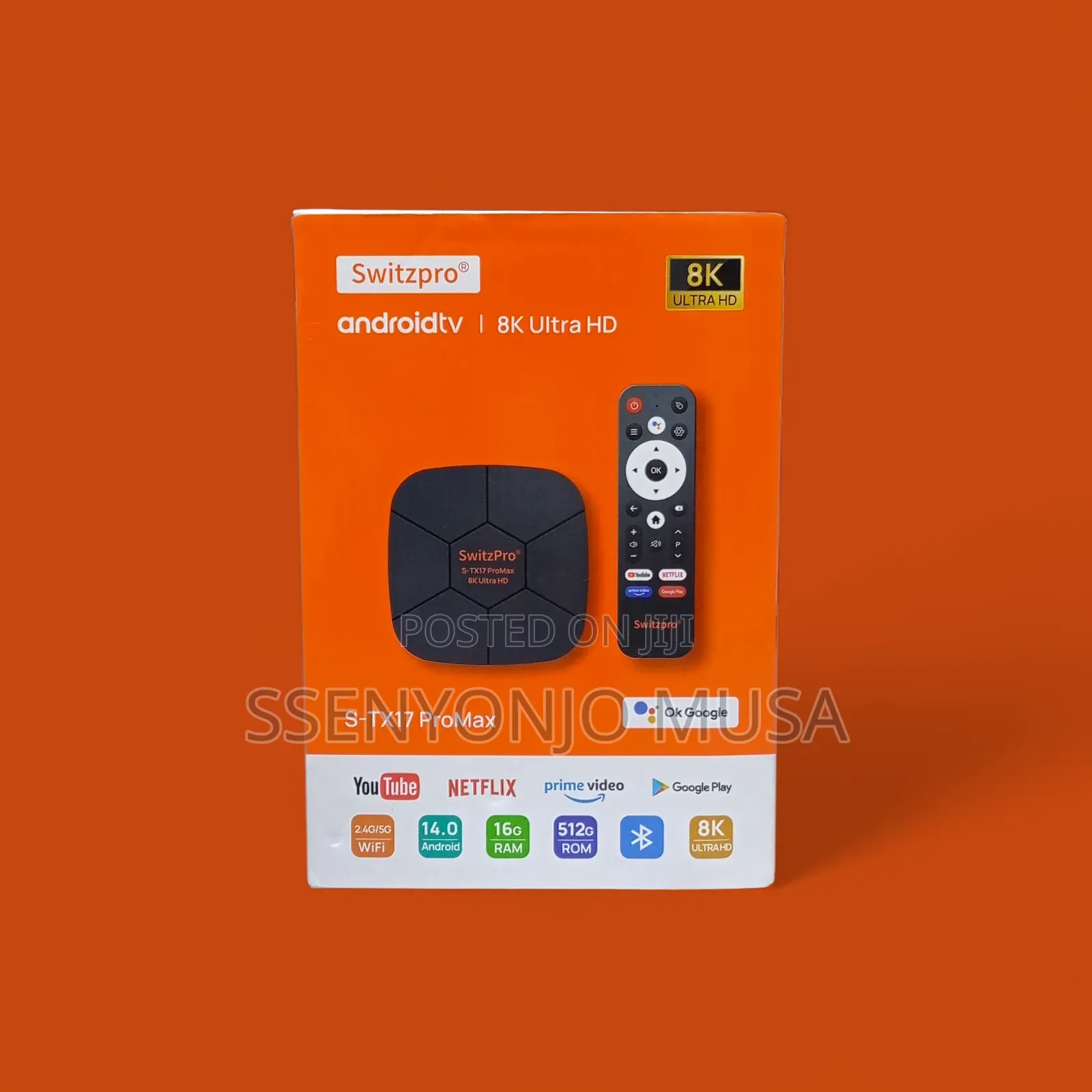 Switzpro S-Tx17 Promax Ultra Hd Android Tv With 16gb Ram, 512gb Ro