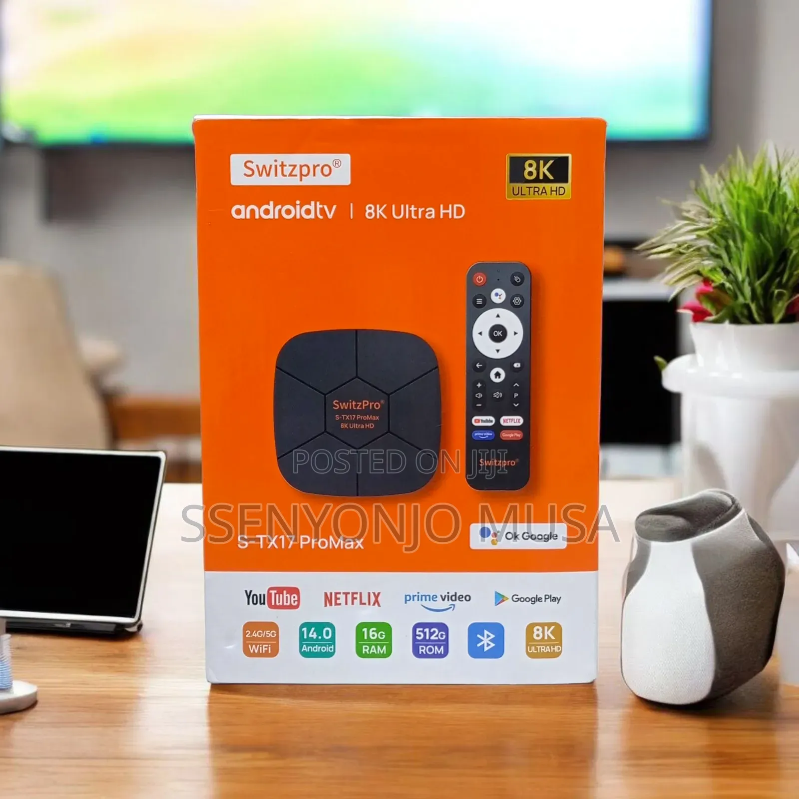Switzpro S-Tx17 Promax Ultra Hd Android Tv With 16gb Ram, 512gb Ro