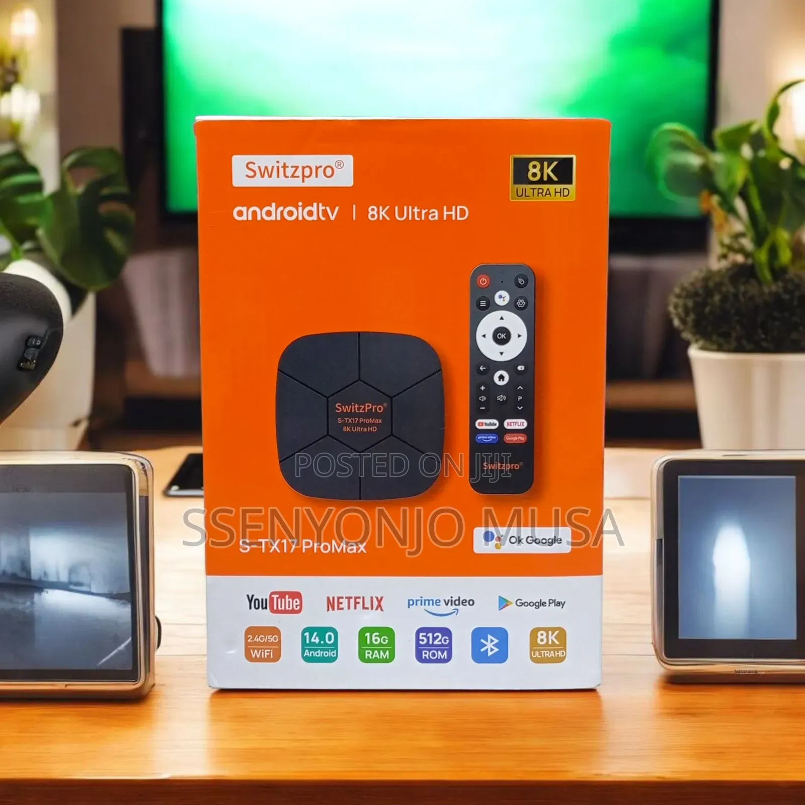 Switzpro S-Tx17 Promax Ultra Hd Android Tv With 16gb Ram, 512gb Ro