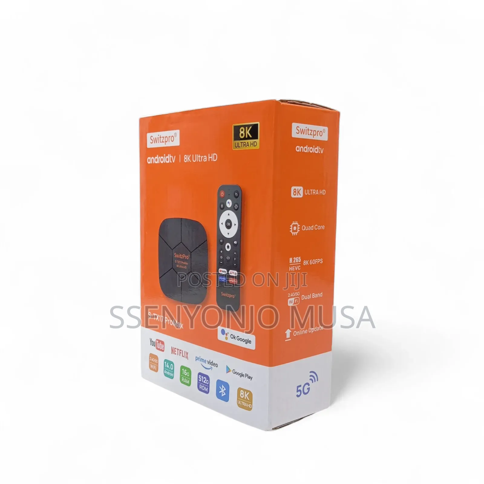 Switzpro S-Tx17 Promax Ultra Hd Android Tv With 16gb Ram, 512gb Ro