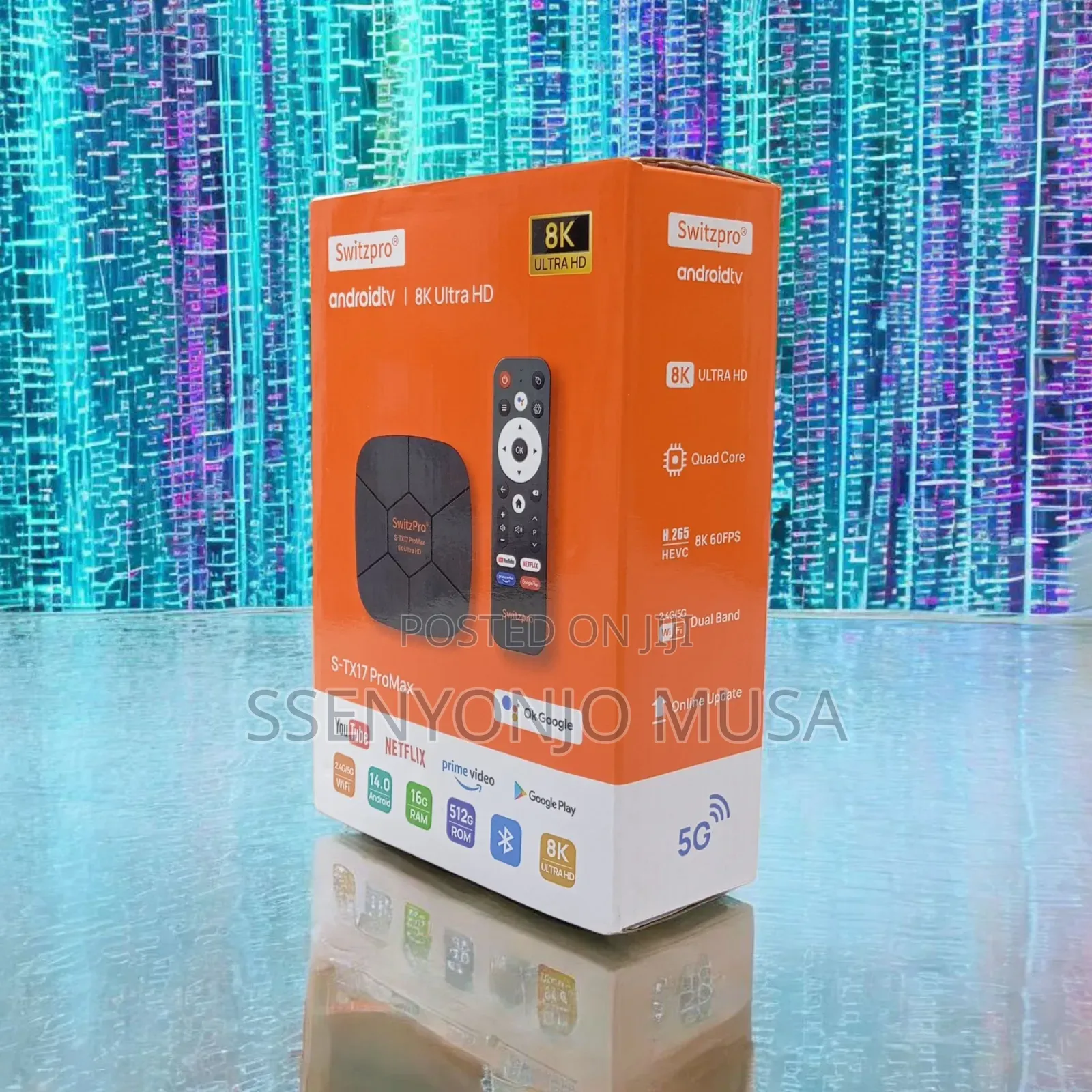 Switzpro S-Tx17 Promax Ultra Hd Android Tv With 16gb Ram, 512gb Ro