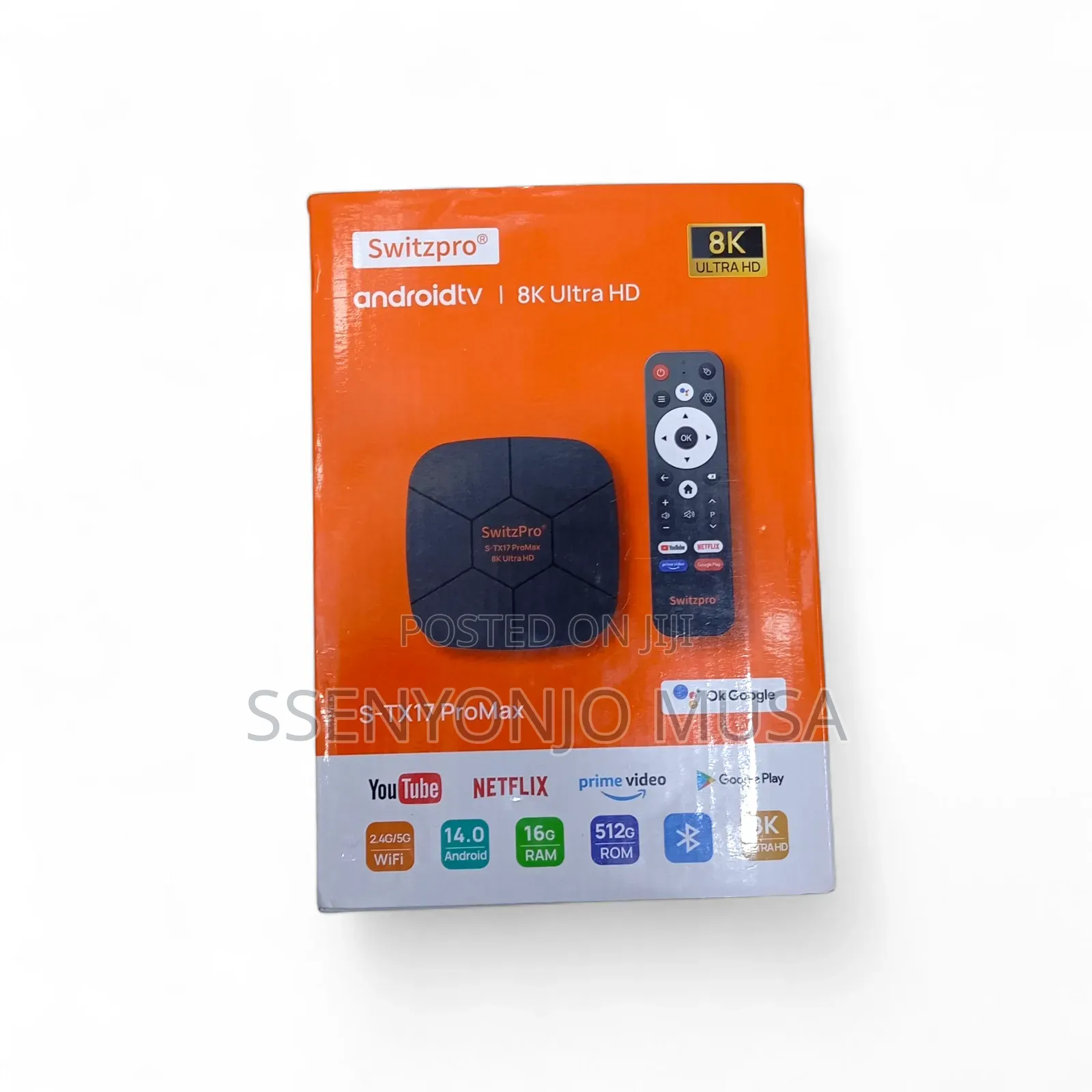 Switzpro S-Tx17 Promax Ultra Hd Android Tv With 16gb Ram, 512gb Ro