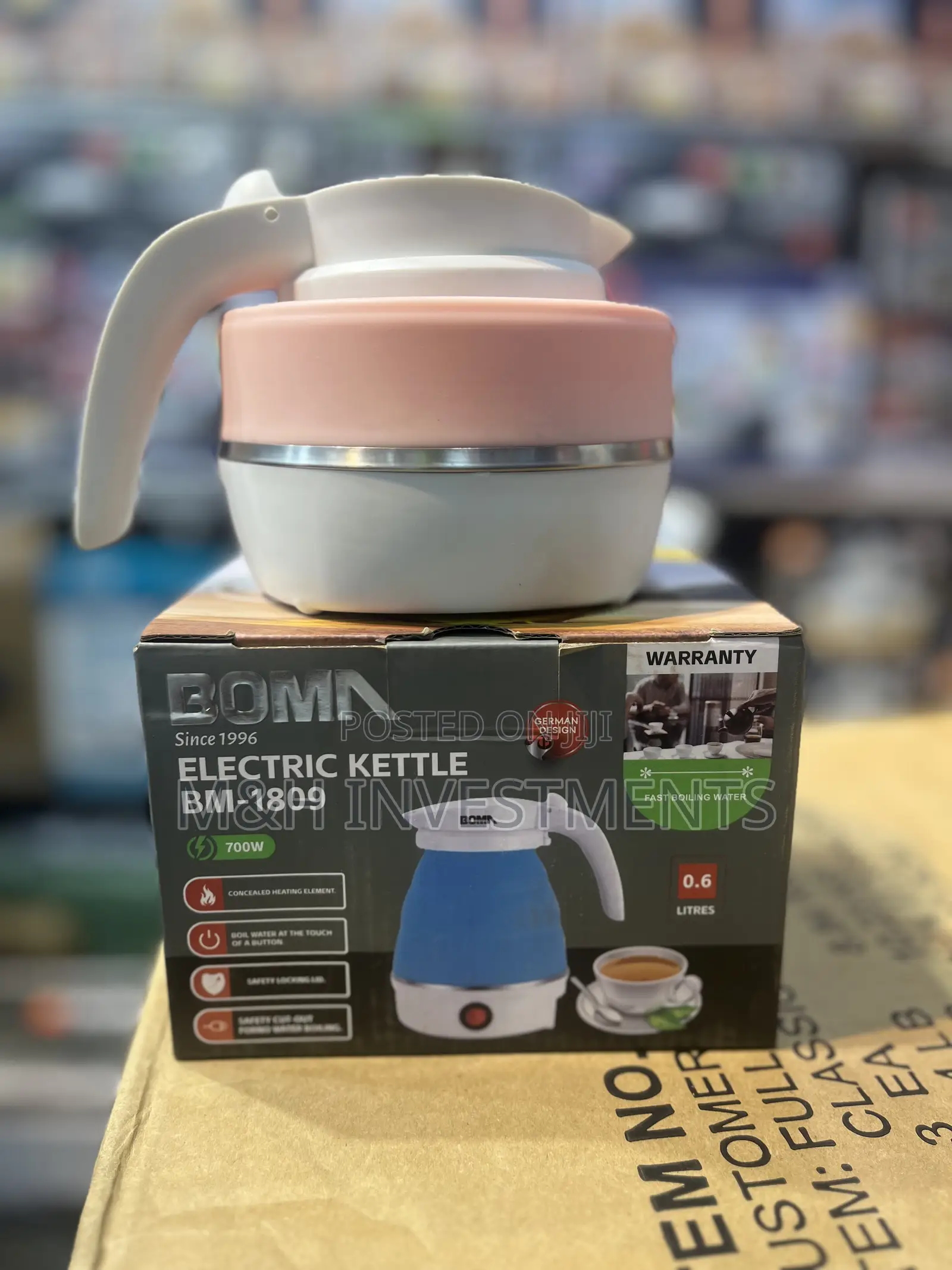 Foldable Travel Kettle