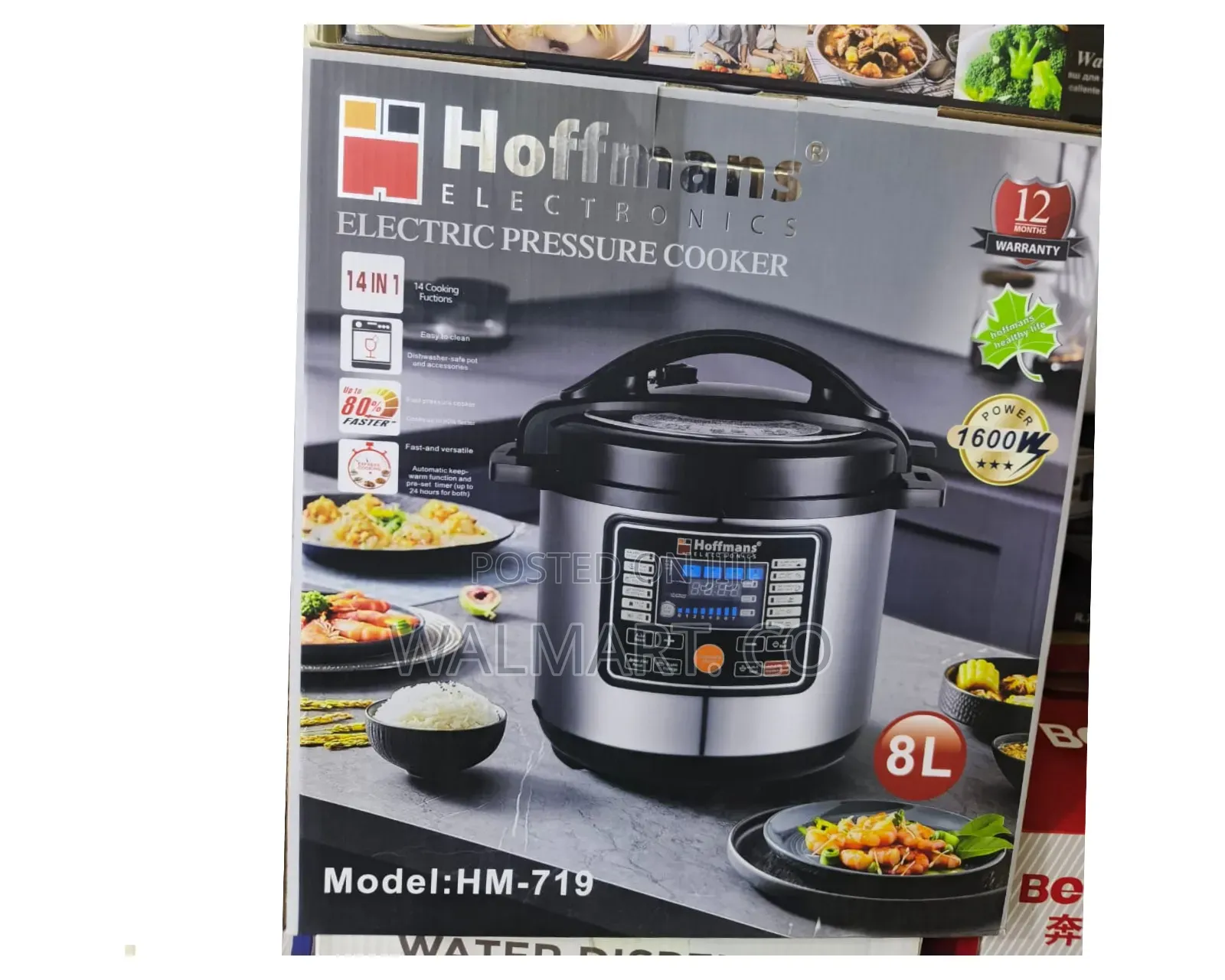 Hoffmans Hm-719 Electric Pressure Cooker