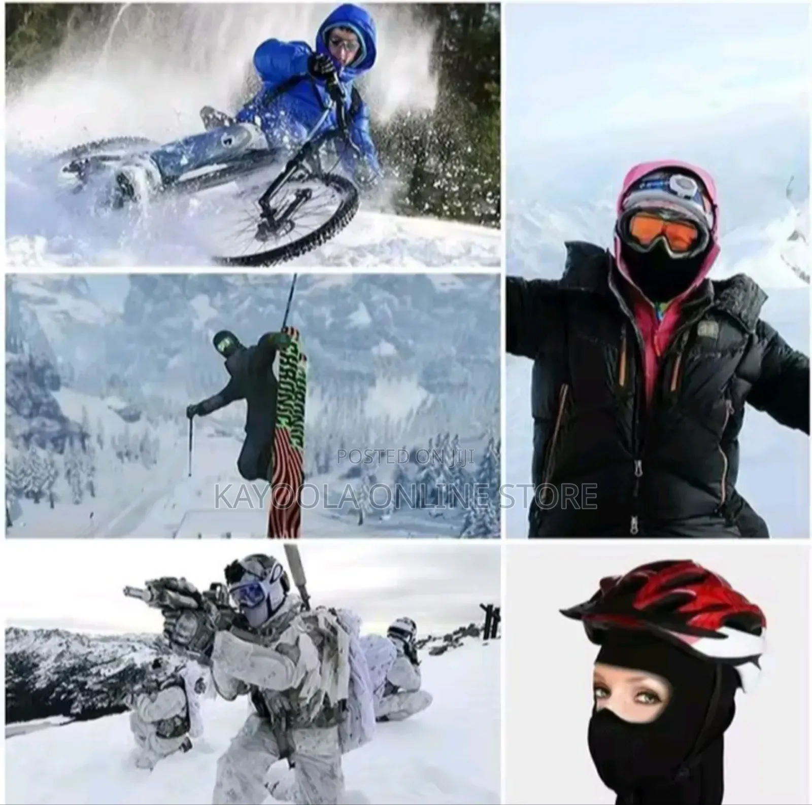 Motorcycle Full Face Mask Balaclava for Men and Women Breathable