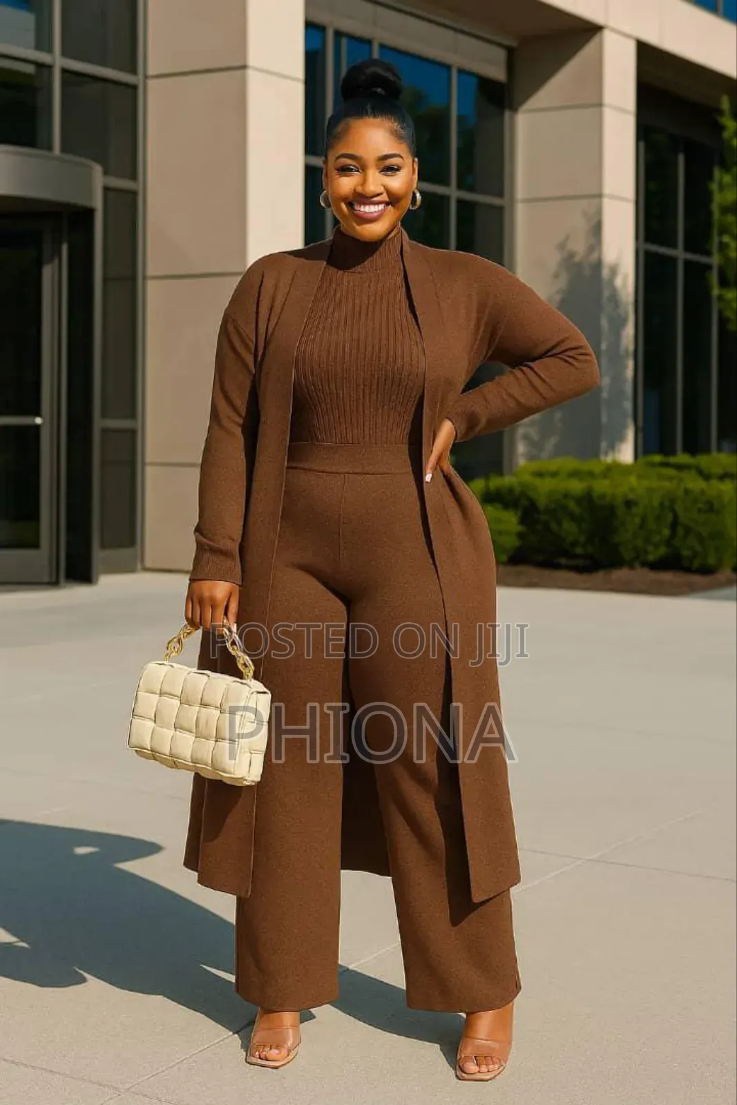 Two Piece and Throw Sweater