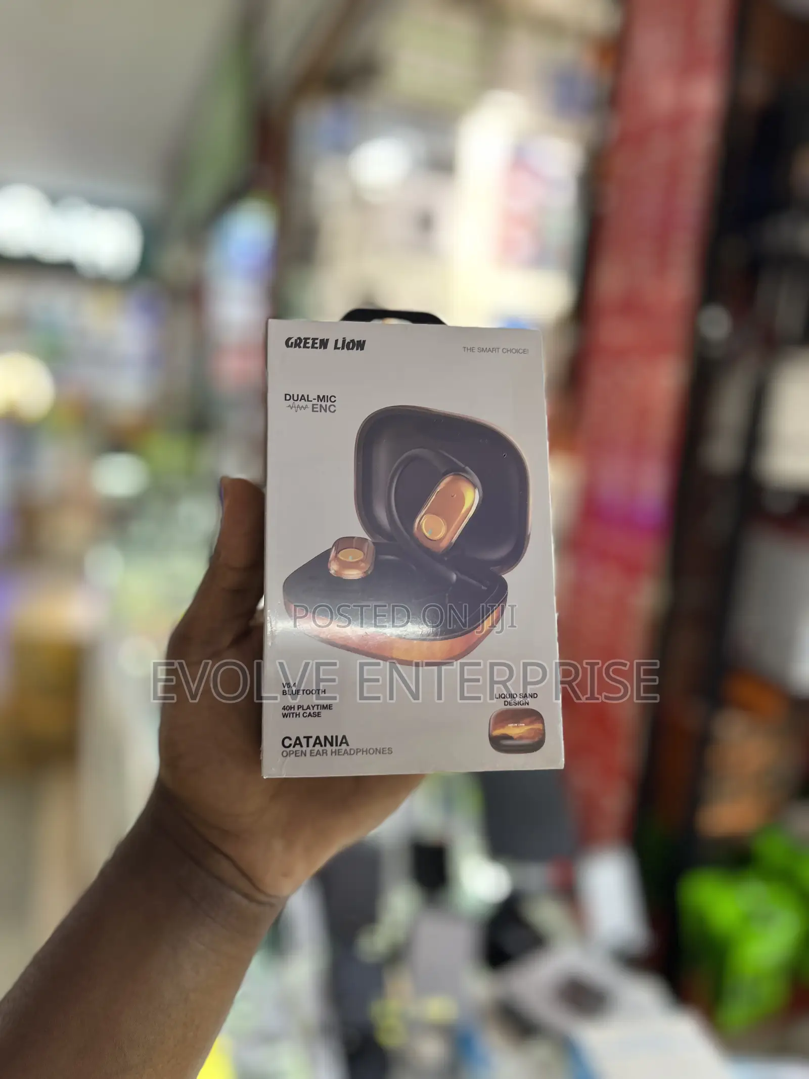 Green Lion Catania Open Ear Headphones - Orange
