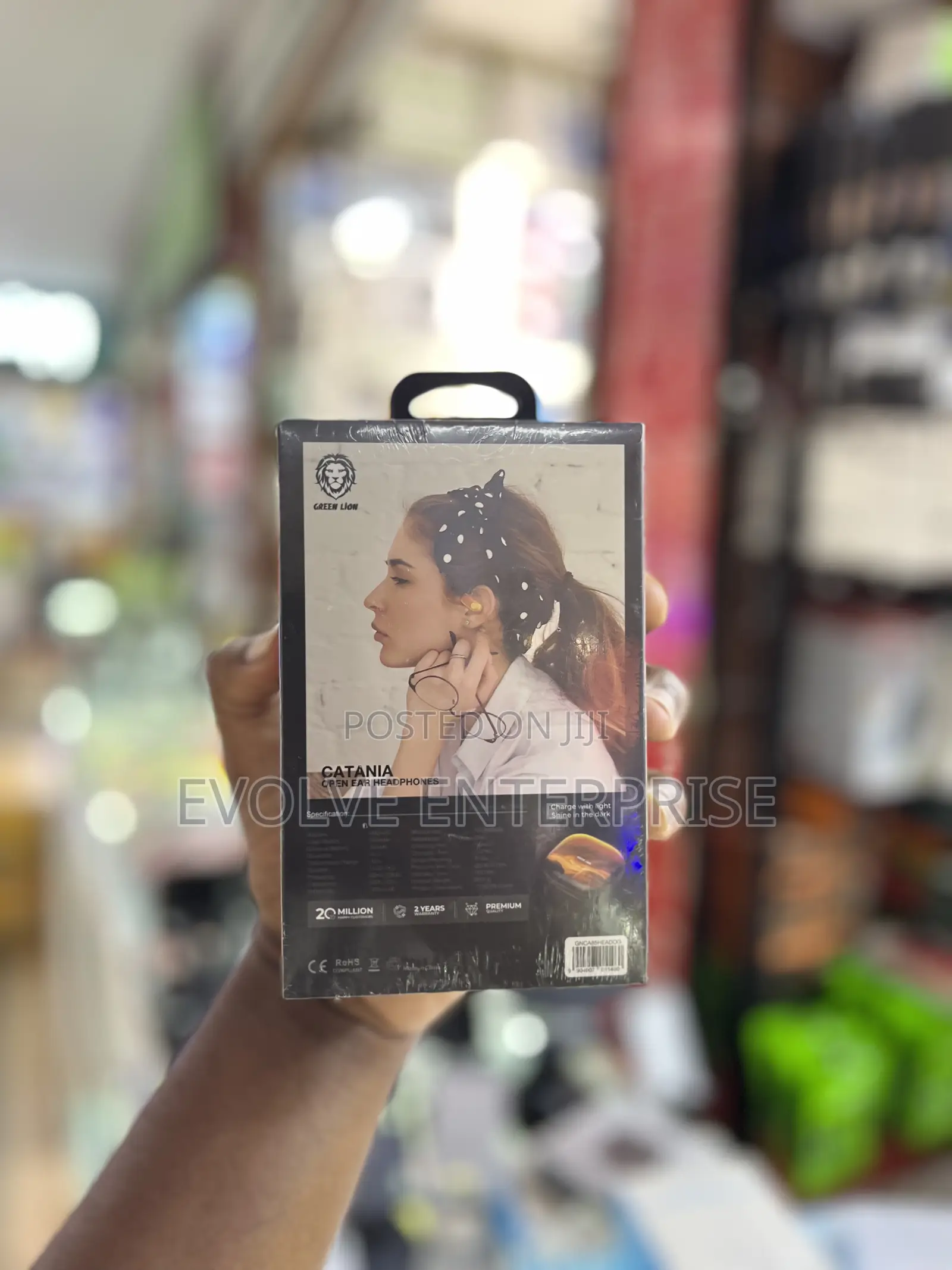 Green Lion Catania Open Ear Headphones - Orange