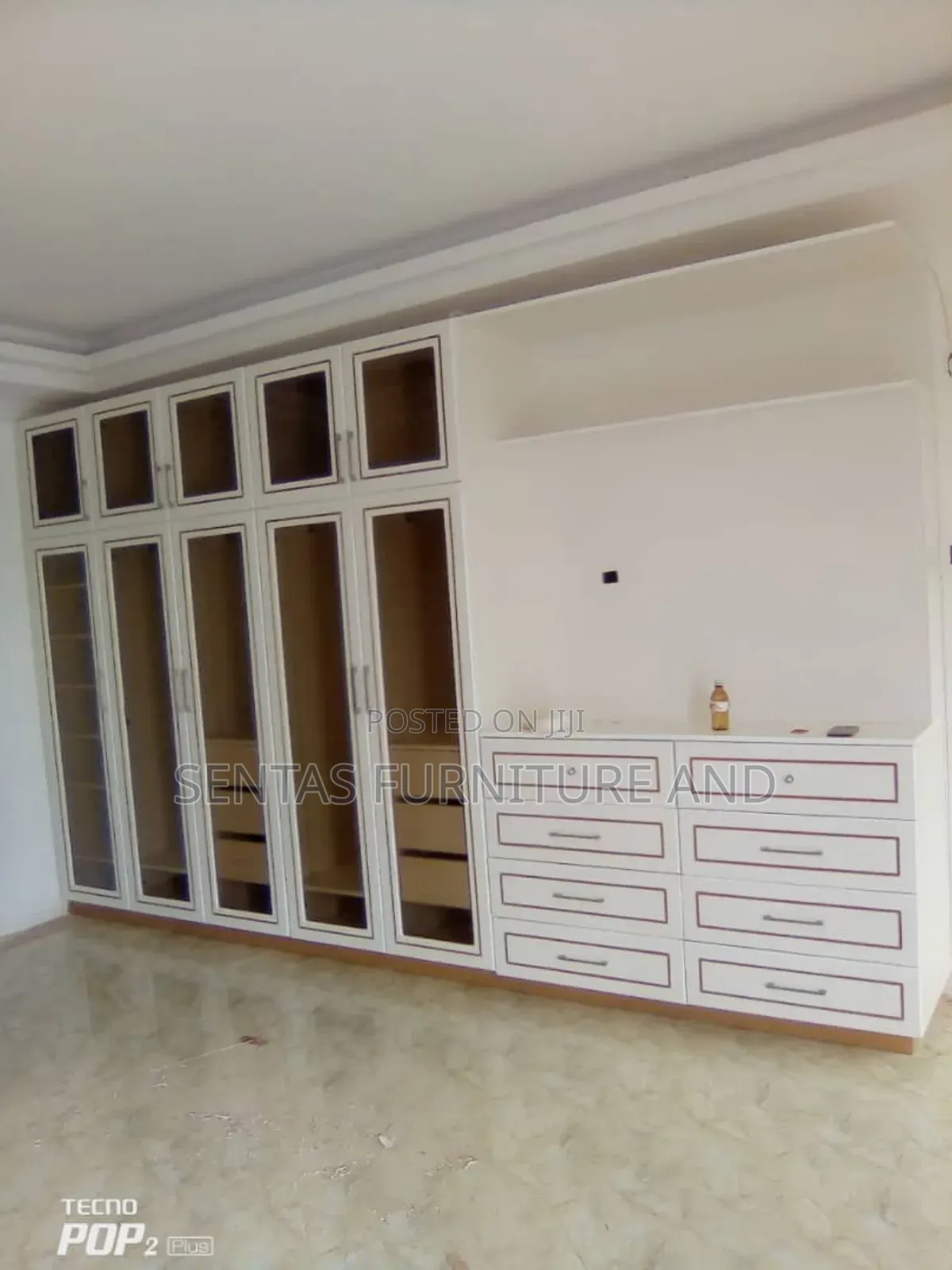 Luxury Wardrobes Installation With Glass Shutters