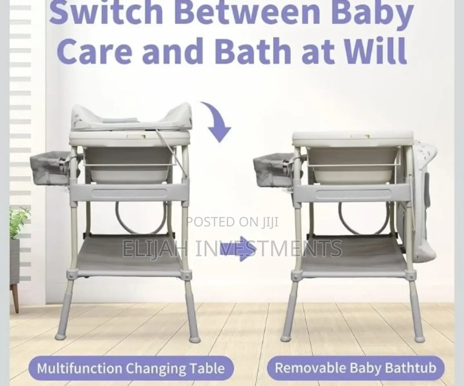 4in1 Baby Bathtub and Changing Station