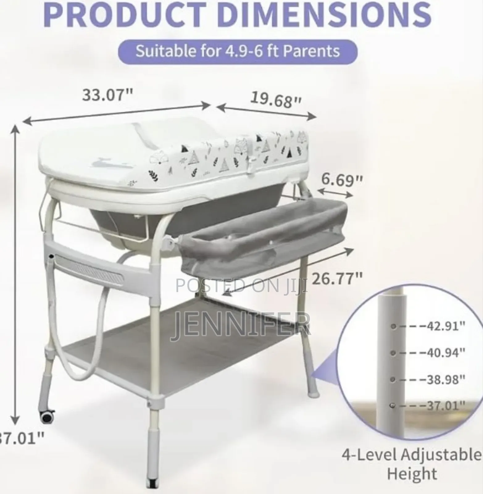 4in1 Baby Bathtub and Changing Station